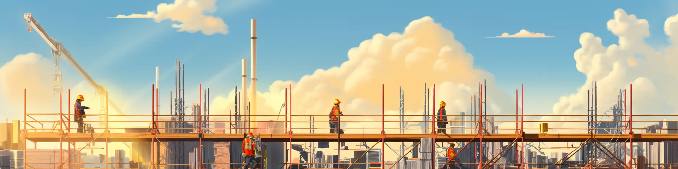 Hero - Skyline with scaffolding